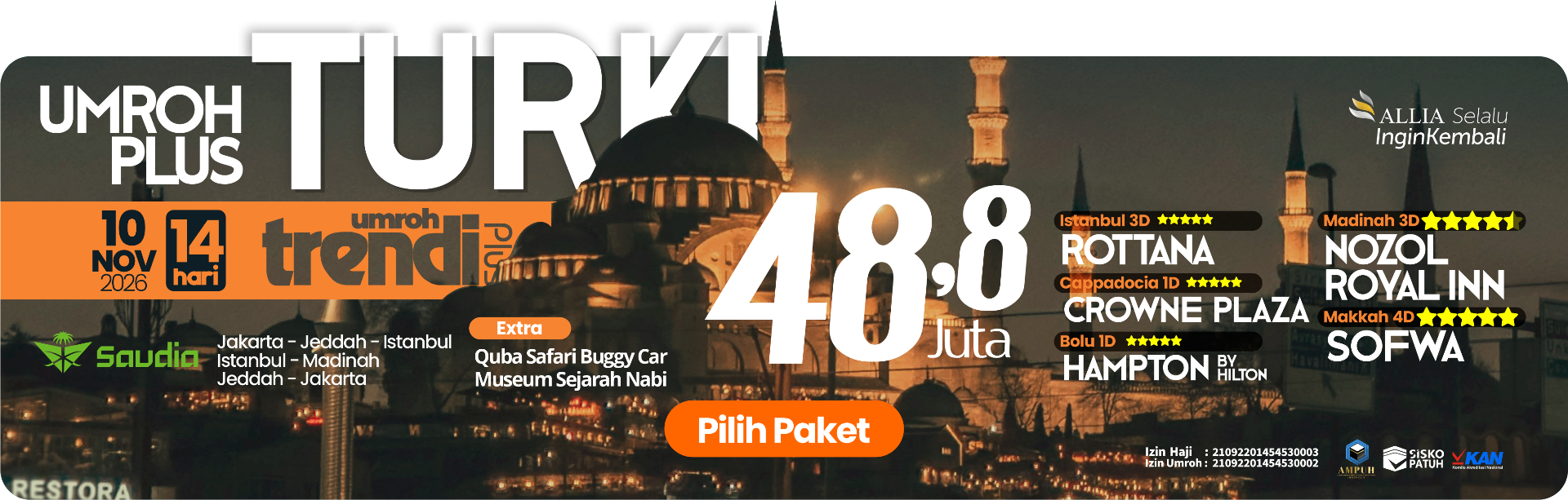 Umroh Hemat 9 Hari 1